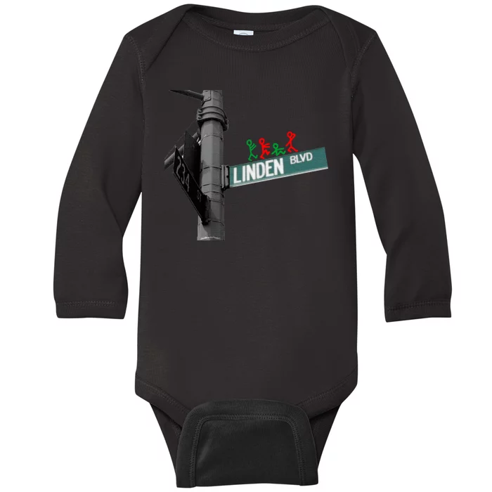 Linden Blvd A Tribe Called Quest Baby Long Sleeve Bodysuit