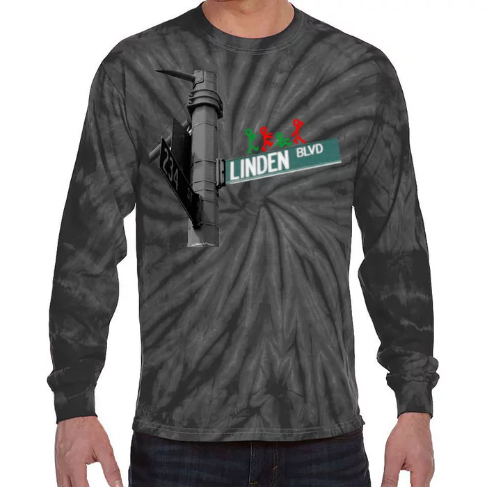 Linden Blvd A Tribe Called Quest Tie-Dye Long Sleeve Shirt