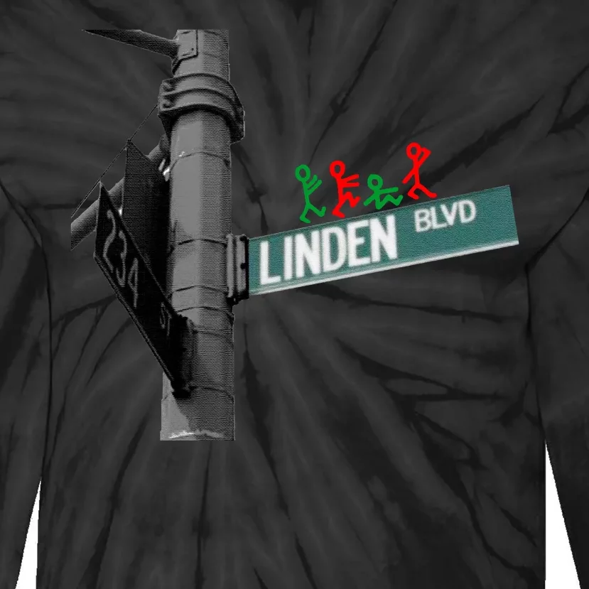 Linden Blvd A Tribe Called Quest Tie-Dye Long Sleeve Shirt