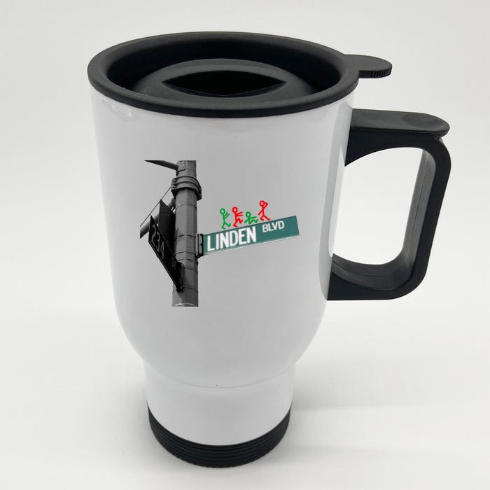 Linden Blvd A Tribe Called Quest Front & Back Stainless Steel Travel Mug