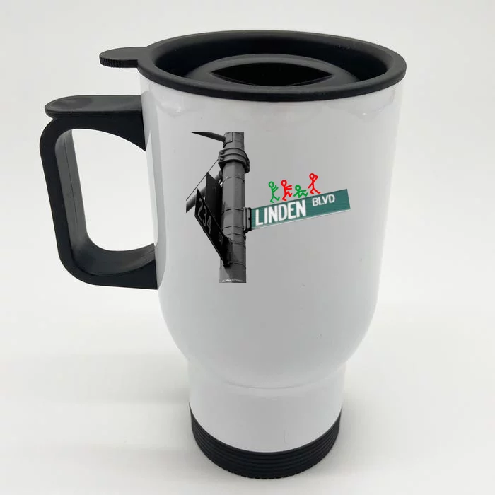 Linden Blvd A Tribe Called Quest Front & Back Stainless Steel Travel Mug