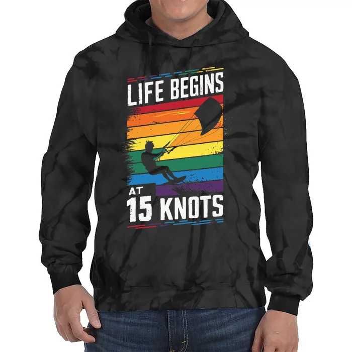 Life Begins At 15 Knots Tie Dye Hoodie