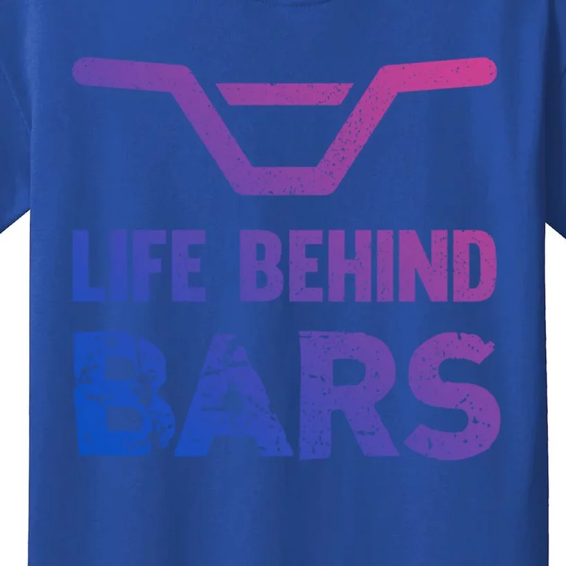 Life Behind Bars Distressed Bmx Gift Kids T-Shirt