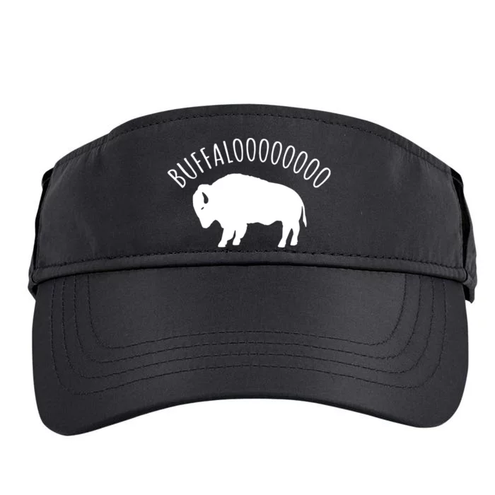 Lucky Buffalo Buffalooo Bison Nature Wildlife Design Adult Drive Performance Visor