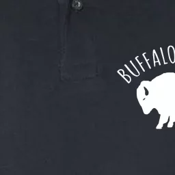 Lucky Buffalo Buffalooo Bison Nature Wildlife Design Softstyle Adult Sport Polo