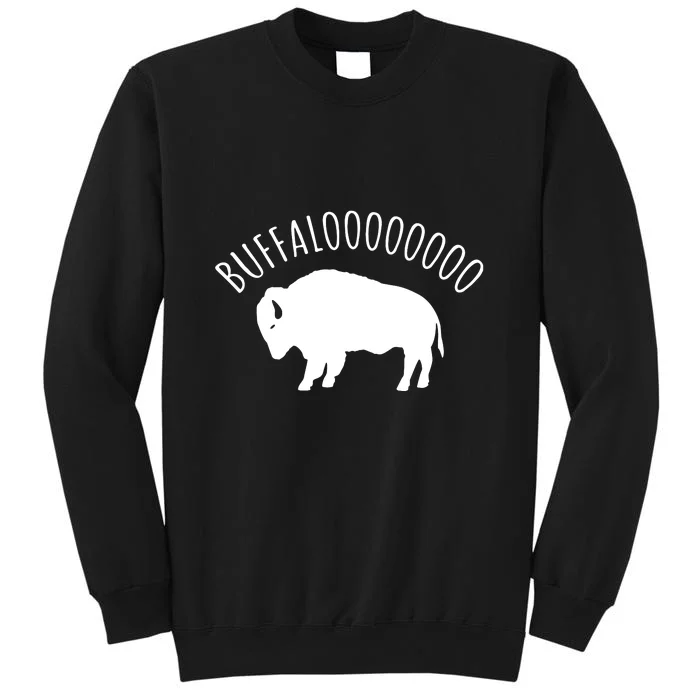 Lucky Buffalo Buffalooo Bison Nature Wildlife Design Tall Sweatshirt