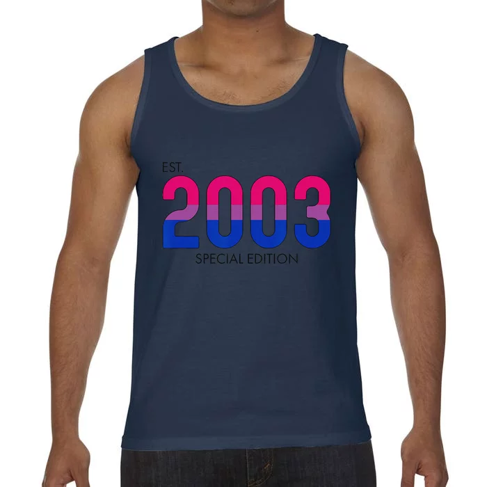 LGBT Bisexual Bi Pride Flag Gay Pride Month 2003 Birthday Comfort Colors® Tank Top