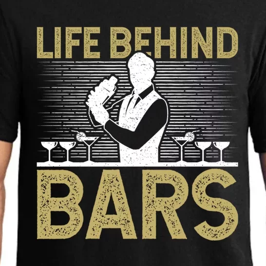 Life Behind Bars Funny Bartender Gift Pajama Set