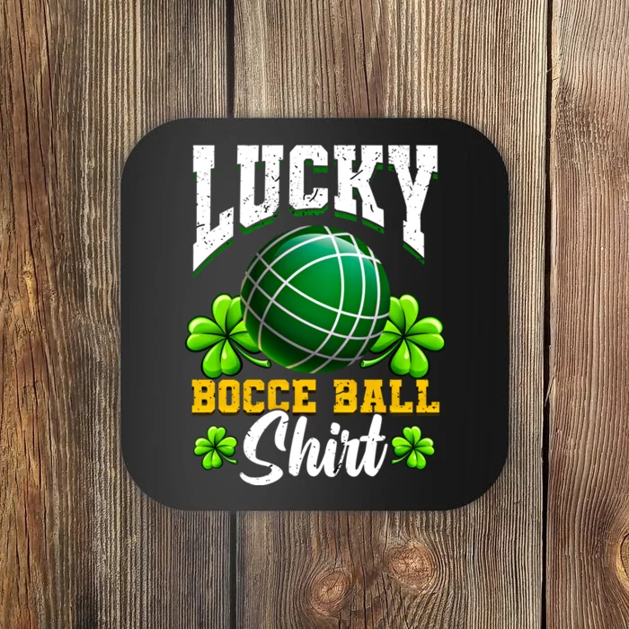 Lucky Bocce Ball Gift Italian Game Bocce Cool Gift Coaster