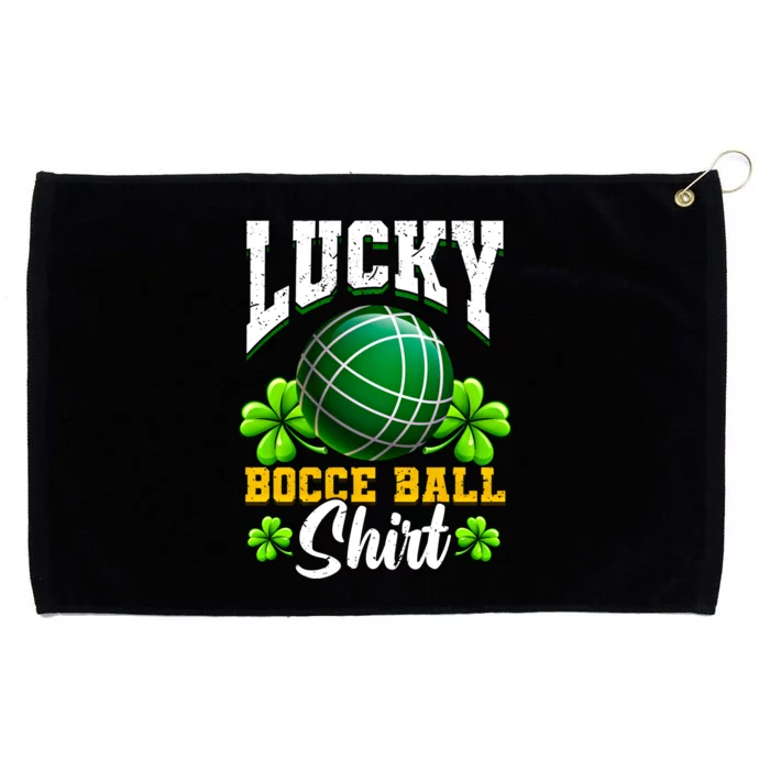 Lucky Bocce Ball Gift Italian Game Bocce Cool Gift Grommeted Golf Towel