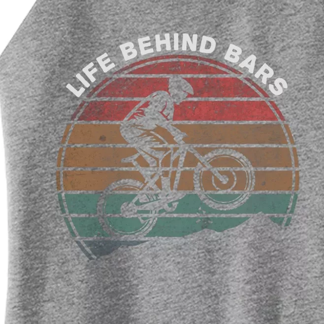 Life Behind Bars Funny Biking Mountain Bike Gift Women’s Perfect Tri Rocker Tank