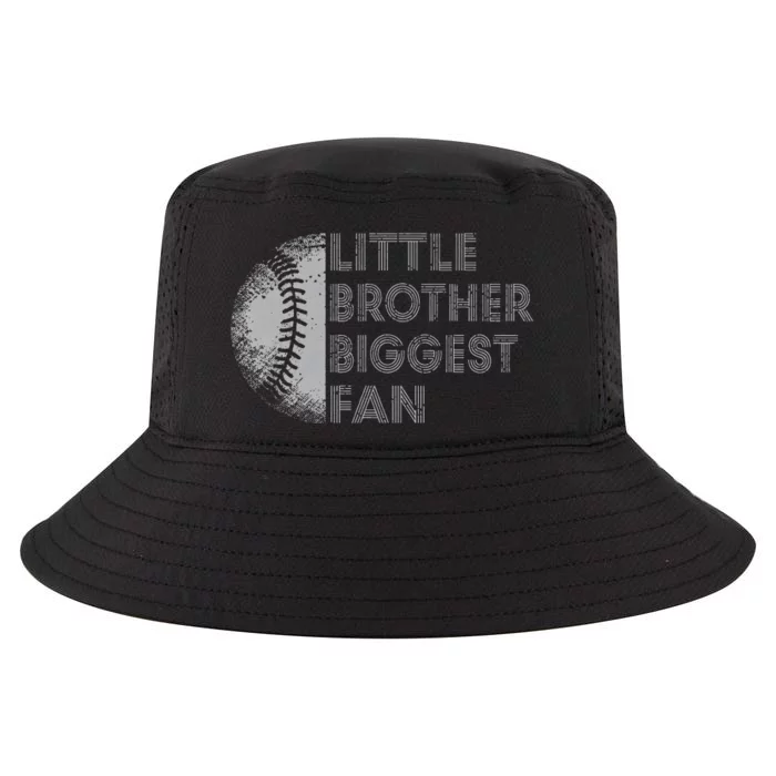 Little Brother Biggest Fan funny Baseball Season Cool Comfort Performance Bucket Hat