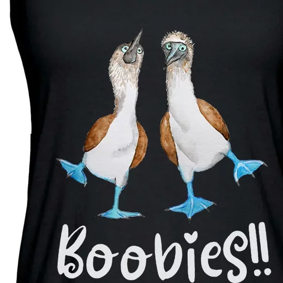 Love Bluefooted Boobies Bird Nerd For Birdwatching Ladies Essential Flowy Tank