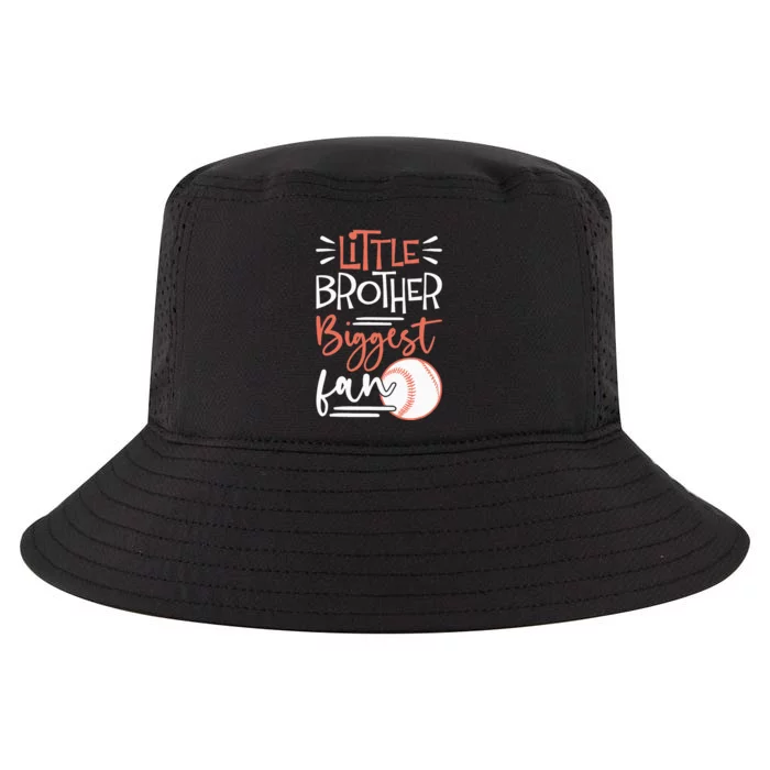 Little Brother Biggest Fan Baseball Season Cool Comfort Performance Bucket Hat