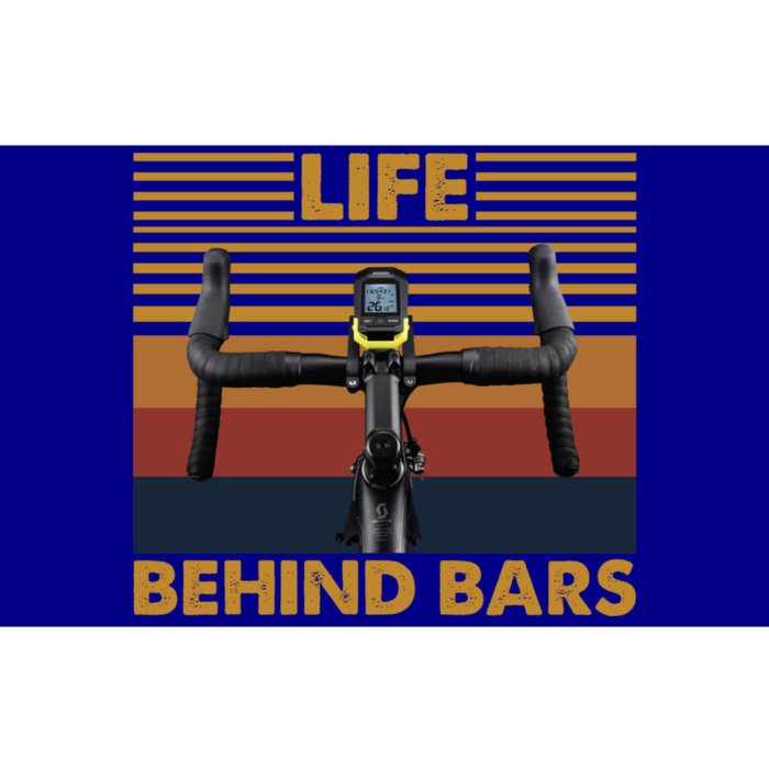 Life Behind Bars Funny Cycling Vintage Retro Gift Bumper Sticker