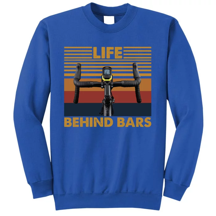 Life Behind Bars Funny Cycling Vintage Retro Gift Tall Sweatshirt