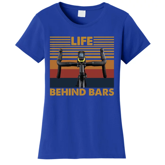 Life Behind Bars Funny Cycling Vintage Retro Gift Women's T-Shirt