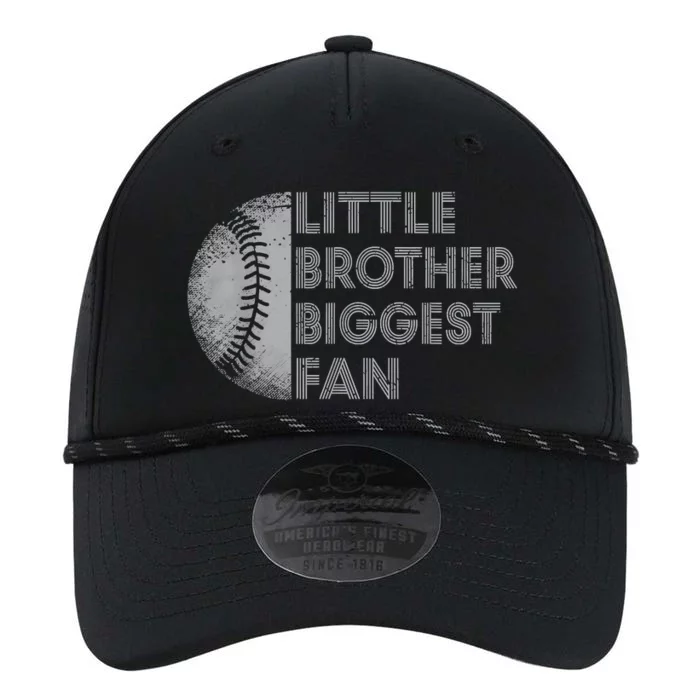 Little Brother Biggest Fan Baseball Season Gift Performance The Dyno Cap