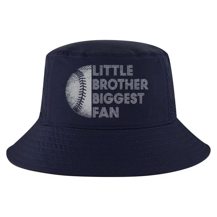 Little Brother Biggest Fan Baseball Season Gift Cool Comfort Performance Bucket Hat