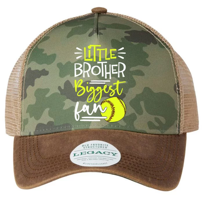 Little Brother Biggest Fan Softball, Softball Legacy Tie Dye Trucker Hat