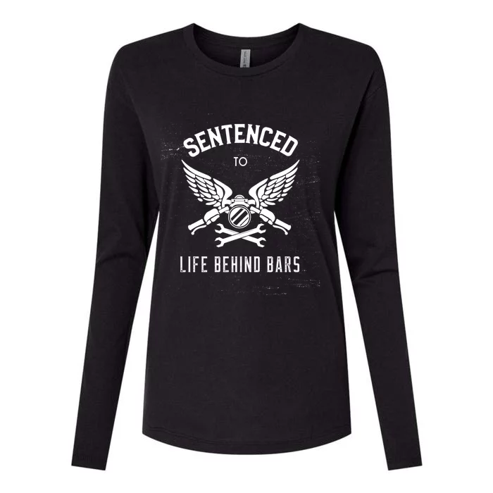 Life Behind Bars Funny Sentenced To Life Behind Bars Gift Womens Cotton Relaxed Long Sleeve T-Shirt