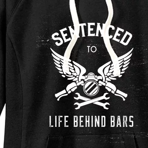 Life Behind Bars Funny Sentenced To Life Behind Bars Gift Women's Fleece Hoodie