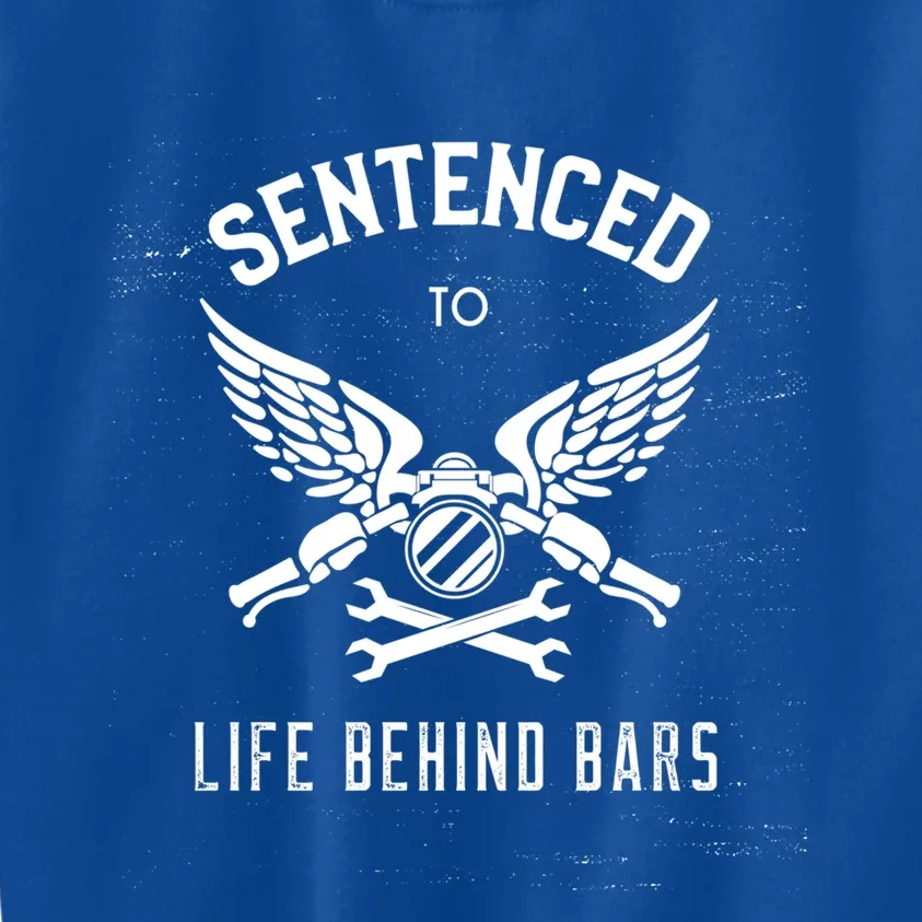 Life Behind Bars Funny Sentenced To Life Behind Bars Gift Kids Sweatshirt