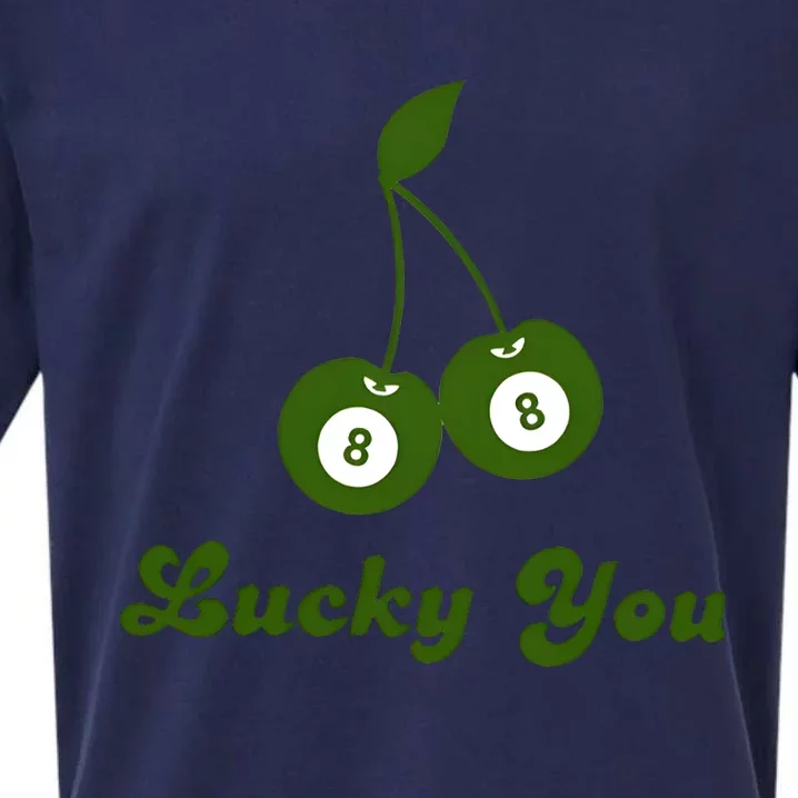 Lucky Baby Ball 8 Ball Cherry Sueded Cloud Jersey T-Shirt