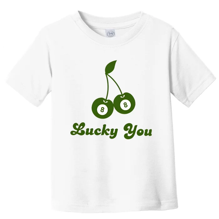 Lucky Baby Ball 8 Ball Cherry Toddler T-Shirt