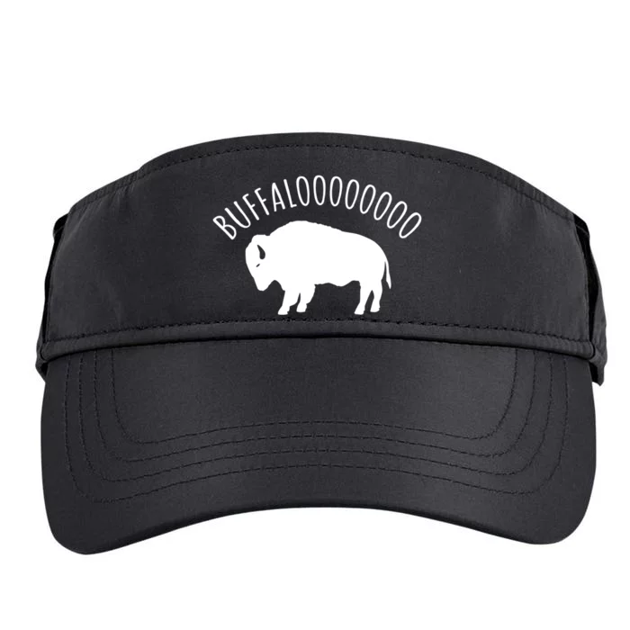 Lucky Buffalo Buffalooo Bison Nature Wildlife Design Cute Gift Adult Drive Performance Visor