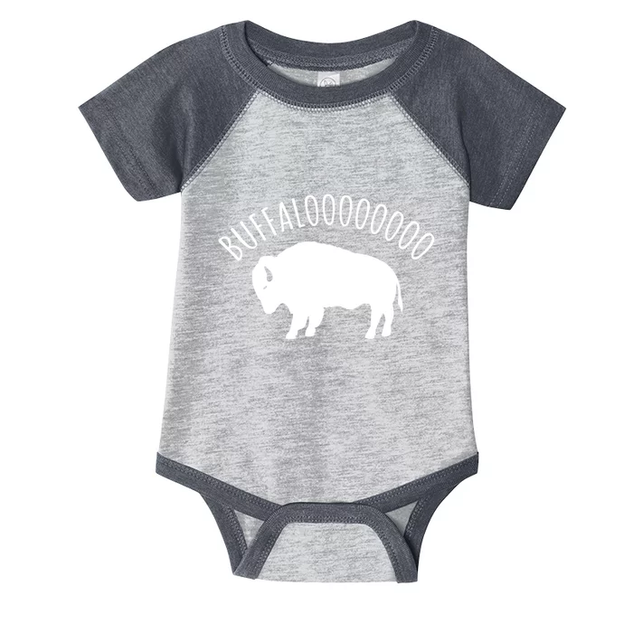 Lucky Buffalo Buffalooo Bison Nature Wildlife Design Cute Gift Infant Baby Jersey Bodysuit