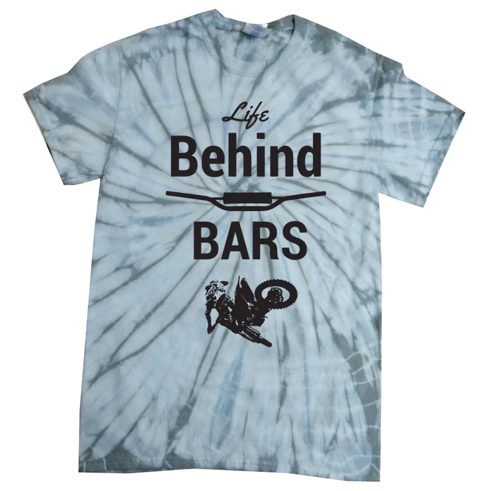 Life Behind Bars Brap Dirt Bike Motocross Tie-Dye T-Shirt