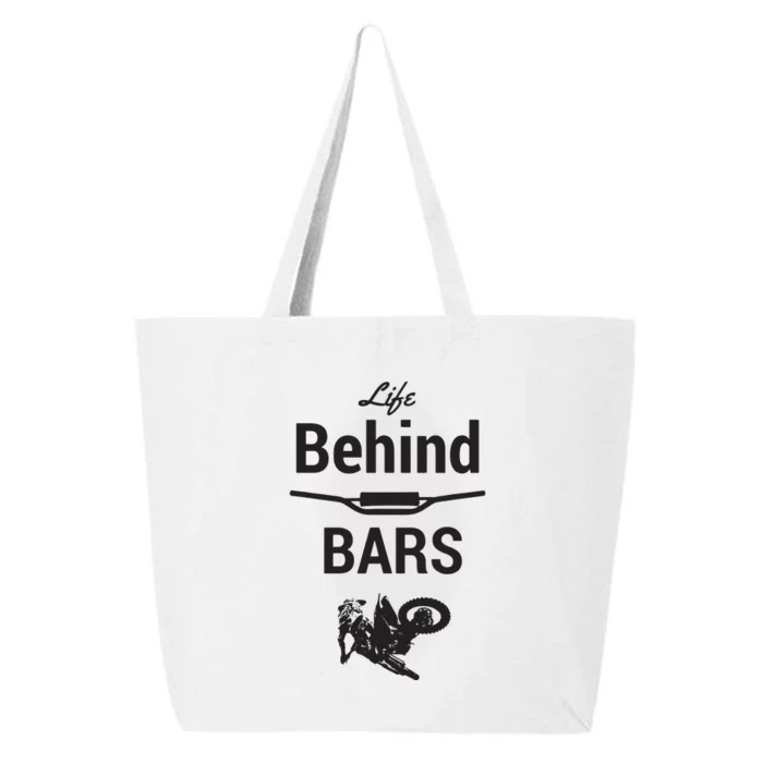 Life Behind Bars Brap Dirt Bike Motocross 25L Jumbo Tote