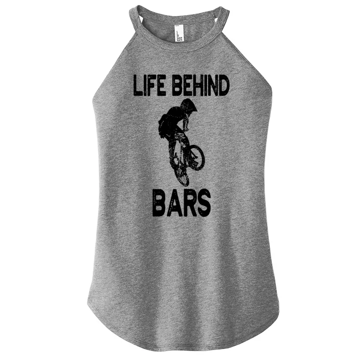 Life Behind Bars Great Gift Bmx Gift Meaningful Gift Women’s Perfect Tri Rocker Tank