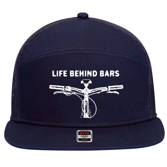 Life Behind Bars Great Gift 7 Panel Mesh Trucker Snapback Hat