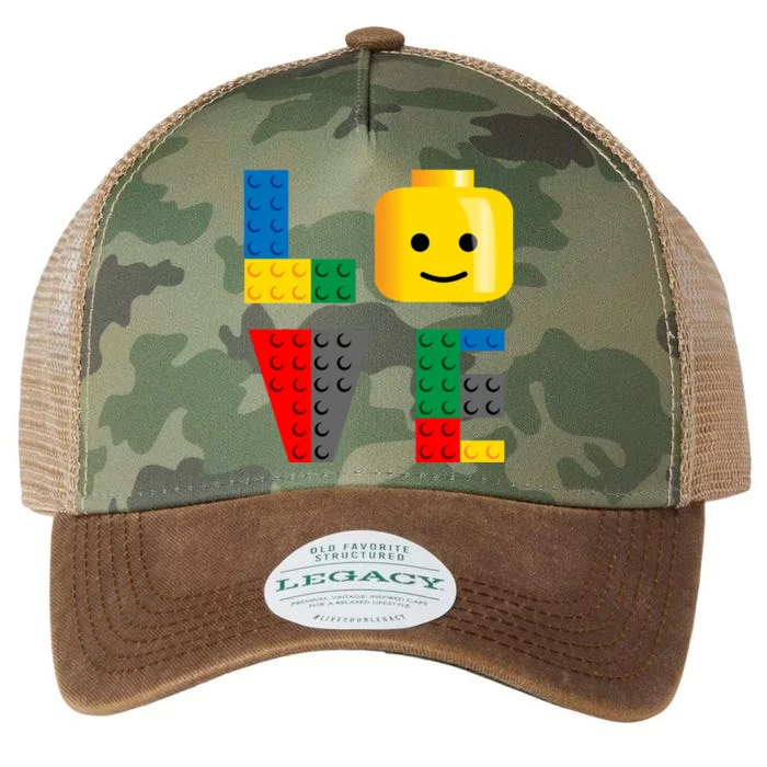 Love Blocks Bricks Toy Legacy Tie Dye Trucker Hat