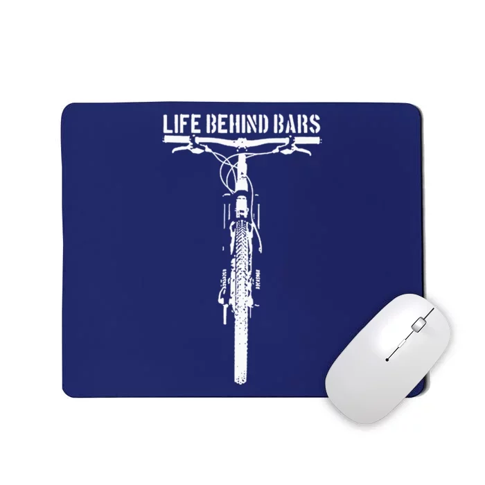 Life behind bars, bicycle, bicycling, bike, cycling lovers Mousepad