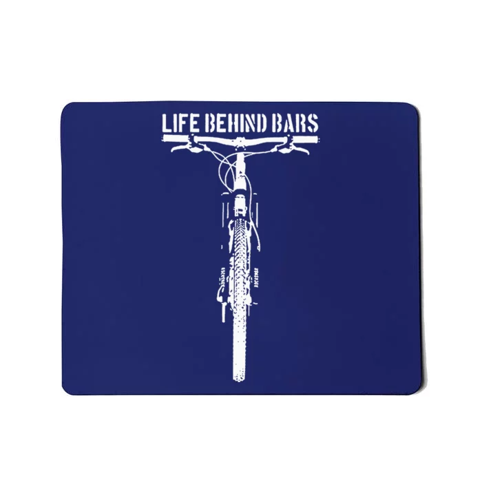 Life behind bars, bicycle, bicycling, bike, cycling lovers Mousepad