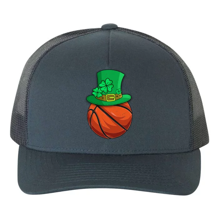 Leprechaun Basketball Ball St Patrick's Day Irish Cool Gift Yupoong Adult 5-Panel Trucker Hat