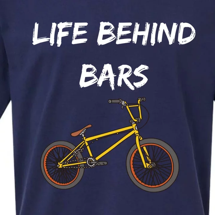 Life Behind Bars Bmx Gift Sueded Cloud Jersey T-Shirt