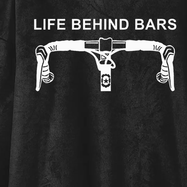 Life Behind Bars Funny Cycling Biking Hooded Wearable Blanket