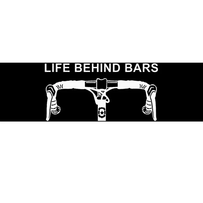 Life Behind Bars Funny Cycling Biking Bumper Sticker