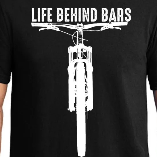 Life Behind Bars Cute I Love Mtb Cross Cycling Gift Pajama Set