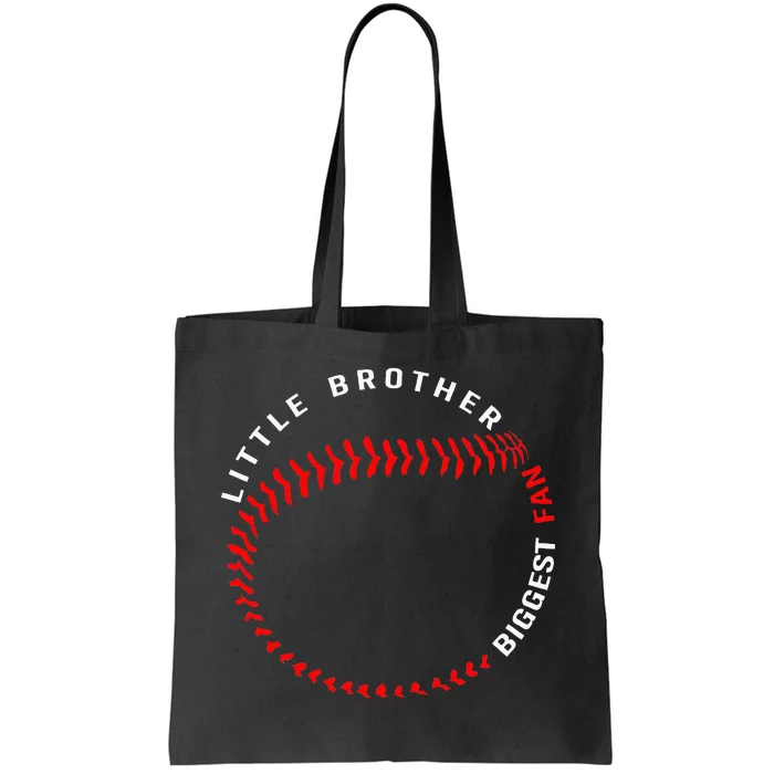 Little Brother Biggest Fan Baseball Season For Tote Bag