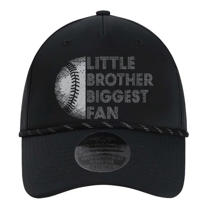 Little Brother Biggest Fan Baseball Season Gift For Performance The Dyno Cap