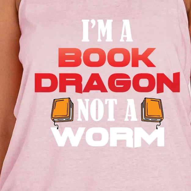 Library Bookworm Bookworm Gift Women's Knotted Racerback Tank