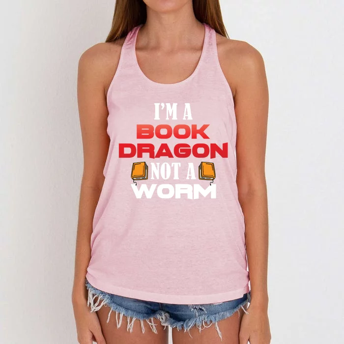 Library Bookworm Bookworm Gift Women's Knotted Racerback Tank