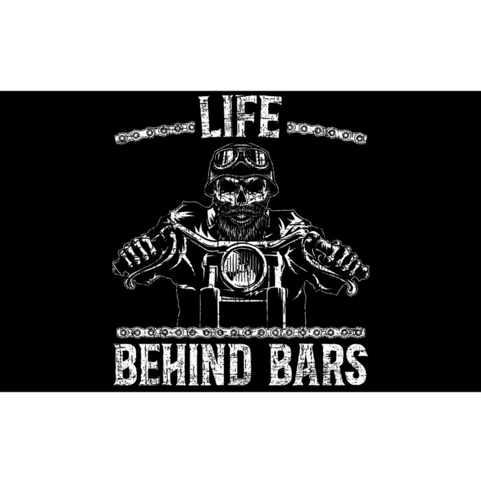 Life Behind Bars Biker Motorcycle Bumper Sticker