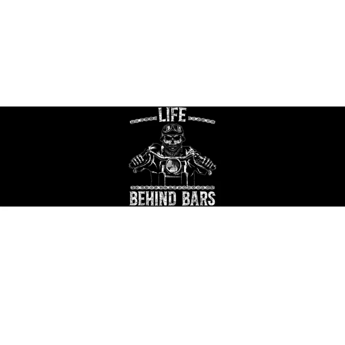 Life Behind Bars Biker Motorcycle Bumper Sticker