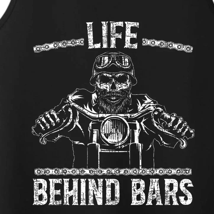 Life Behind Bars Biker Motorcycle Performance Tank